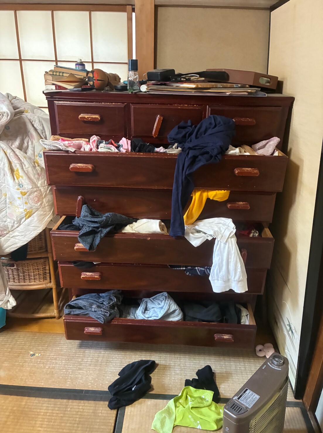 整理前のお部屋
