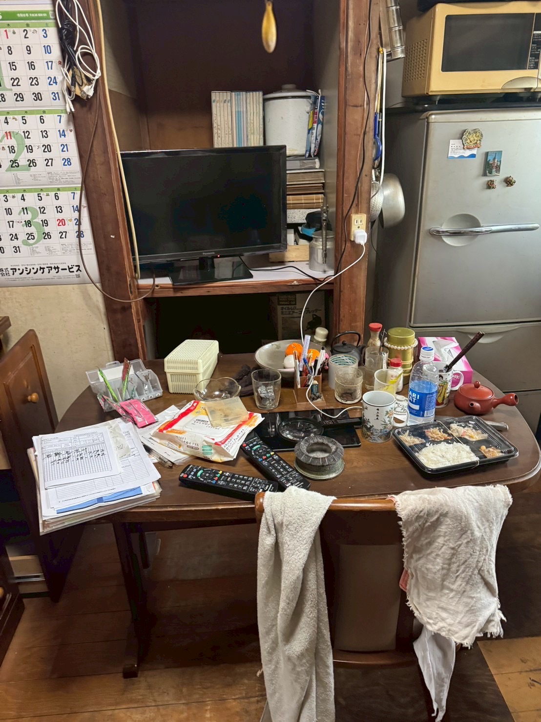 物であふれた部屋